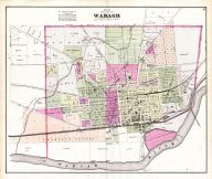 City Map, Wabash County 1875
